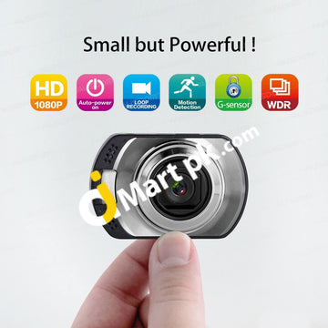 Ausdom Ad170 Full Hd 1080P Car Dvr Dash Cam With G-Sensor And Loop-Cycle Recording - Imported From